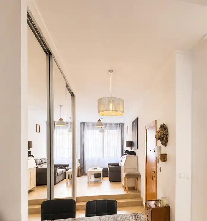 Sala d'estar de Apartament en venda en Alicante / Alacant amb Aire condicionat, Calefacció i Terrassa