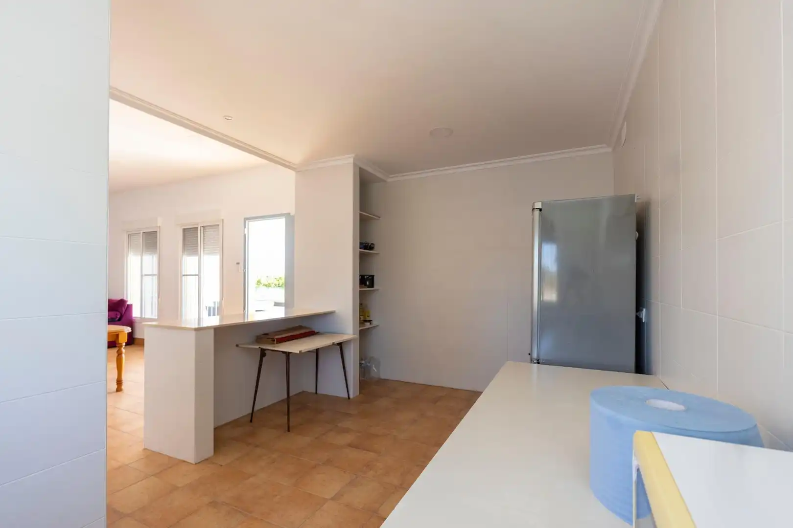 Cocina de Casa o chalet en venta en La Puebla del Río con Terraza, Trastero y Piscina