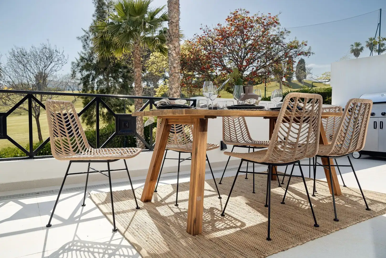 Terraza de Planta baja en venta en Benahavís con Aire acondicionado, Calefacción y Jardín privado