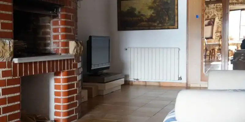 Sala d'estar de Casa o xalet en venda en Sant Vicenç de Montalt amb Aire condicionat i Moblat
