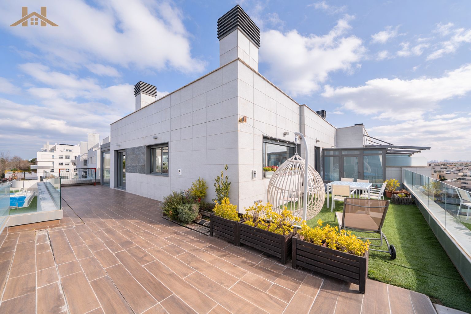 Terraza de Dúplex en venta en  Madrid Capital con Aire acondicionado, Calefacción y Terraza