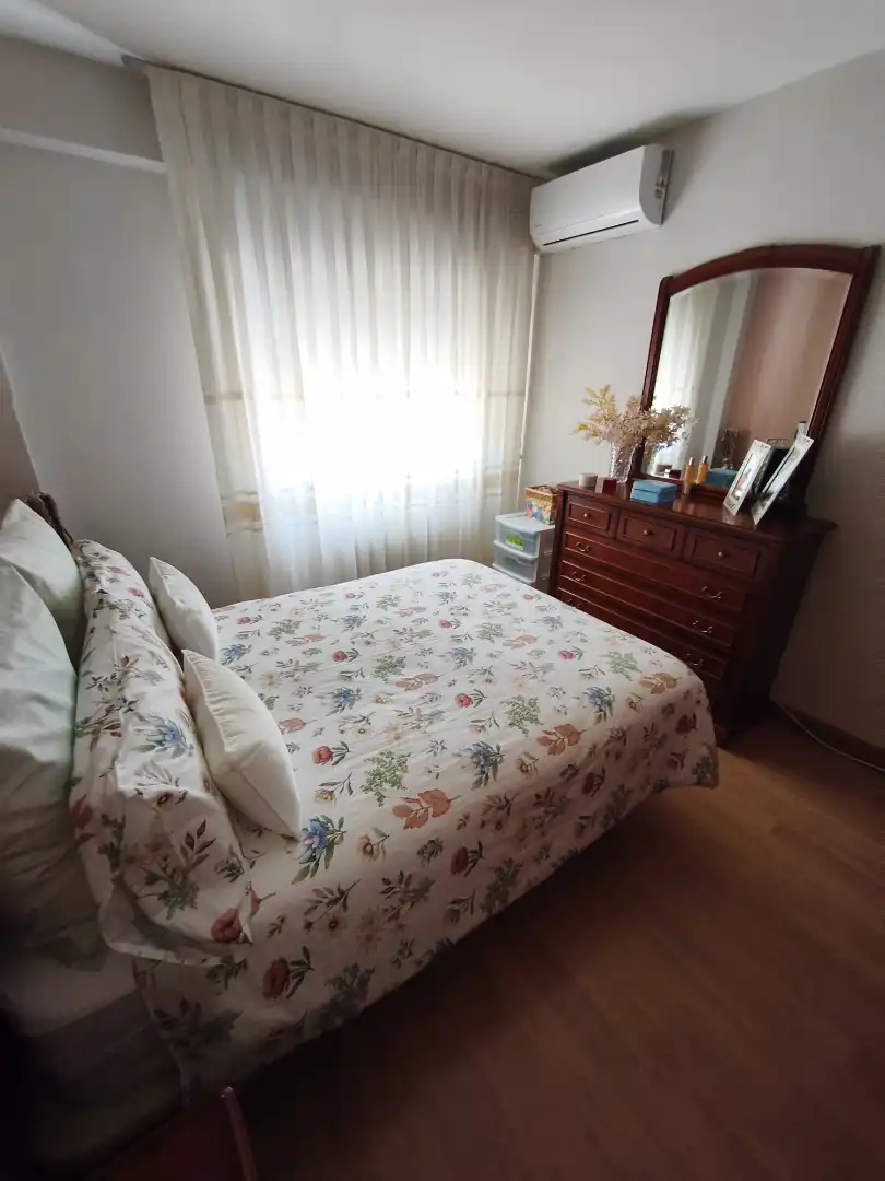Bedroom of Flat for sale in Móstoles  with Heating, Parquet flooring and Terrace