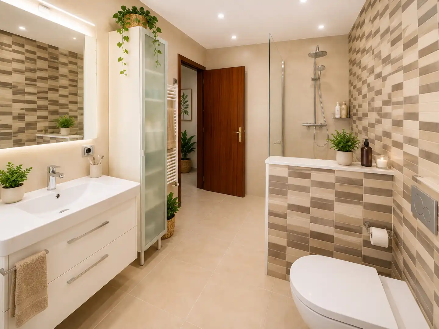 Bathroom of Houses for sale in Lleida  with Air Conditioner, Heating and Private garden