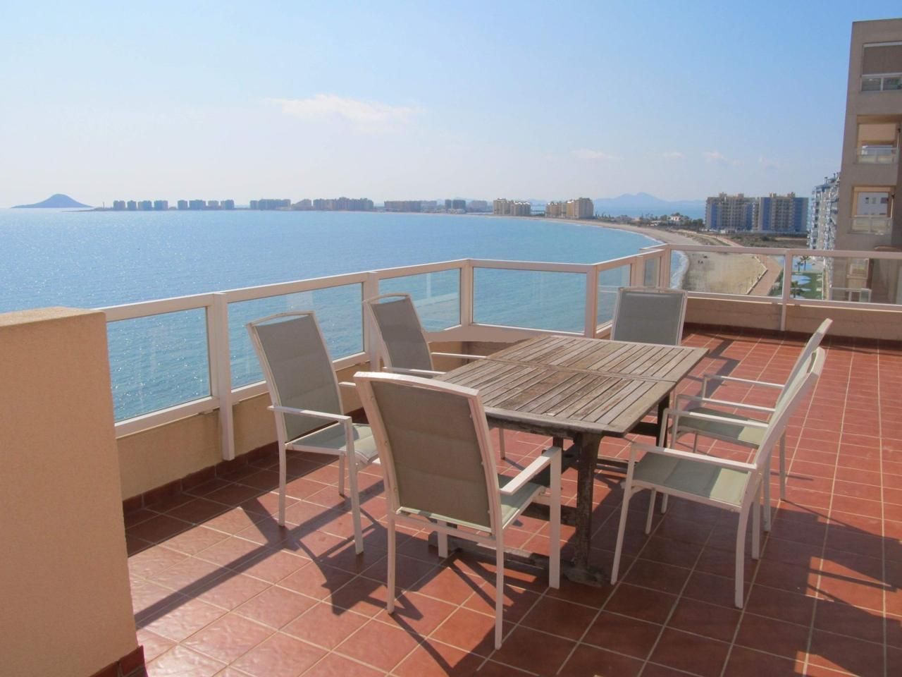 Terrace of Apartment for sale in La Manga del Mar Menor  with Air Conditioner, Heating and Private garden