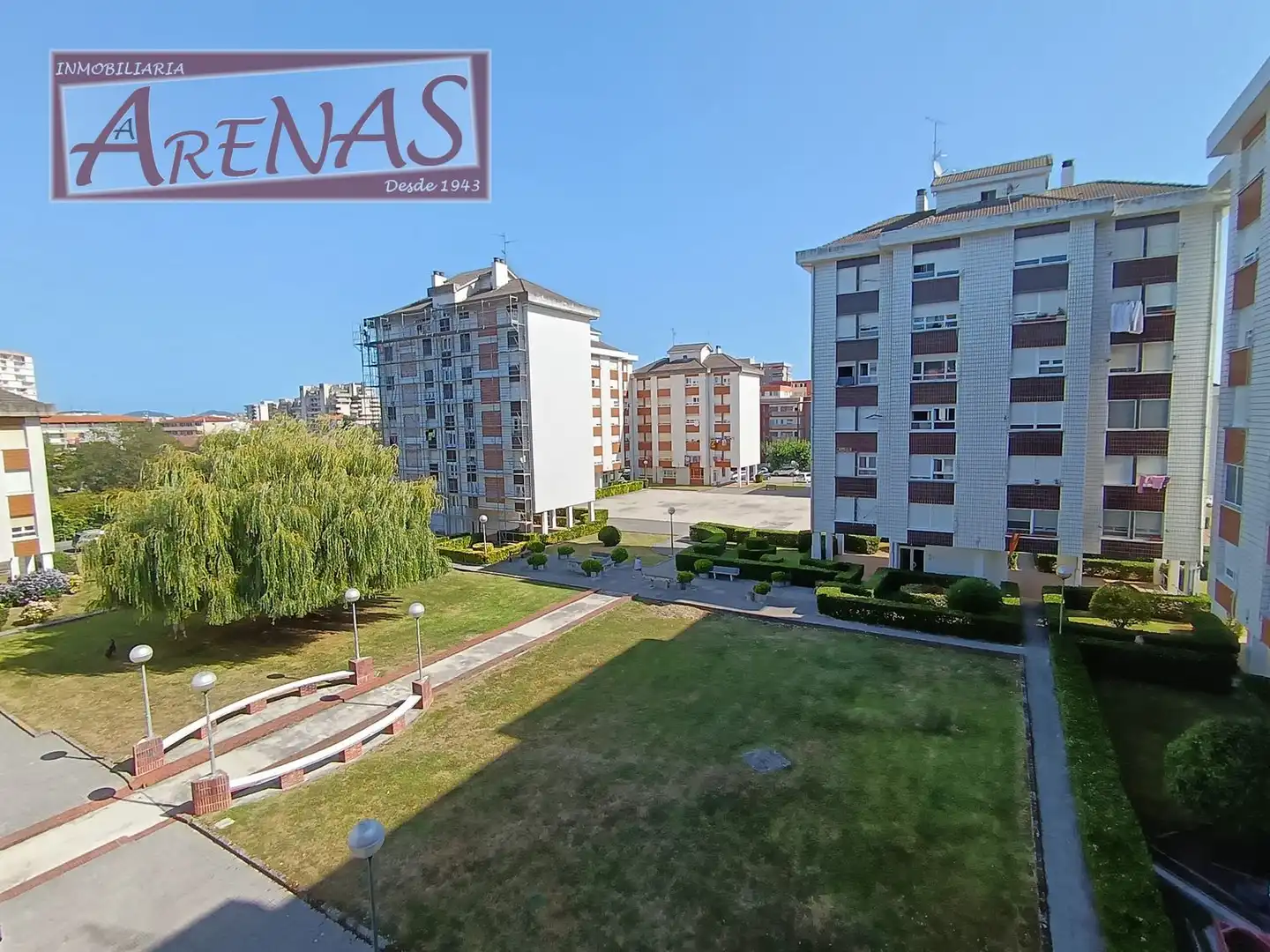 Exterior view of Flat for sale in Laredo  with Heating, Private garden and Furnished