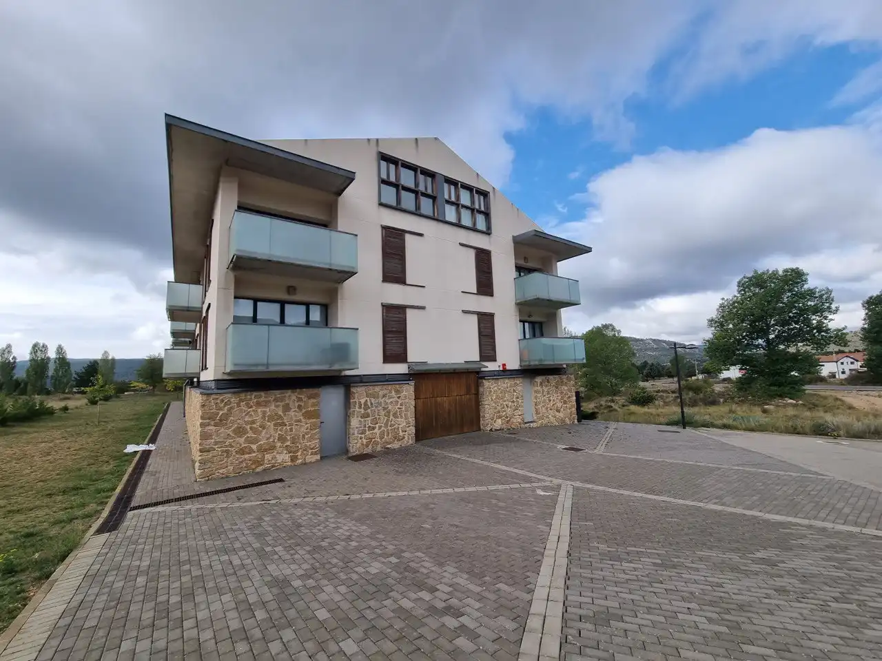 Vista exterior de Apartamento de alquiler en Alcalá de la Selva con Calefacción, Terraza y Amueblado