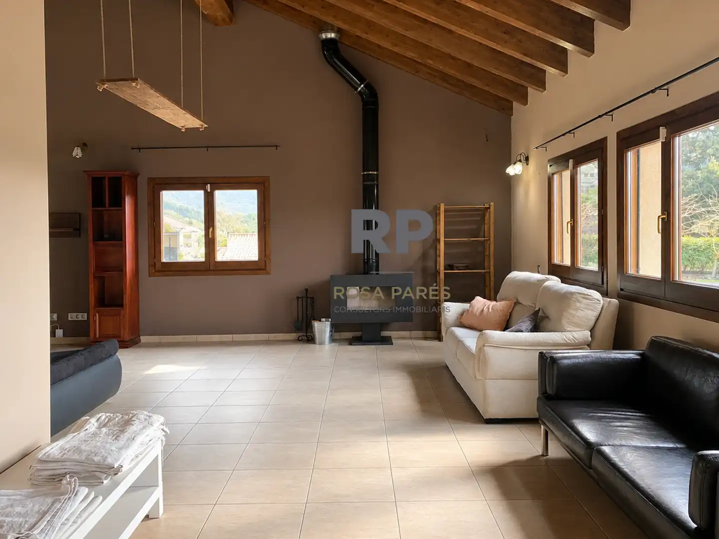 Sala d'estar de Casa o xalet en venda en Seva amb Calefacció i Jardí privat