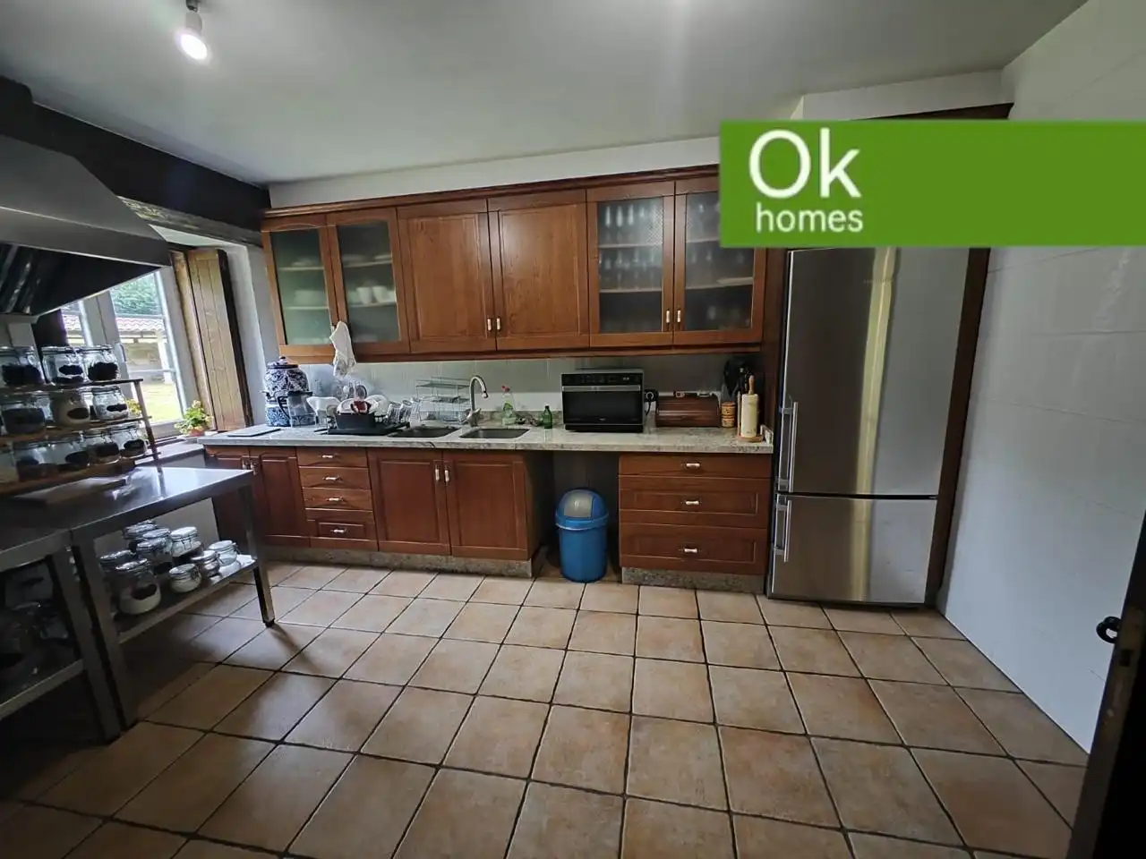 Küche von Country house zum Verkauf in Sobrado (A Coruña) mit Heizung, Privatgarten und Parkett