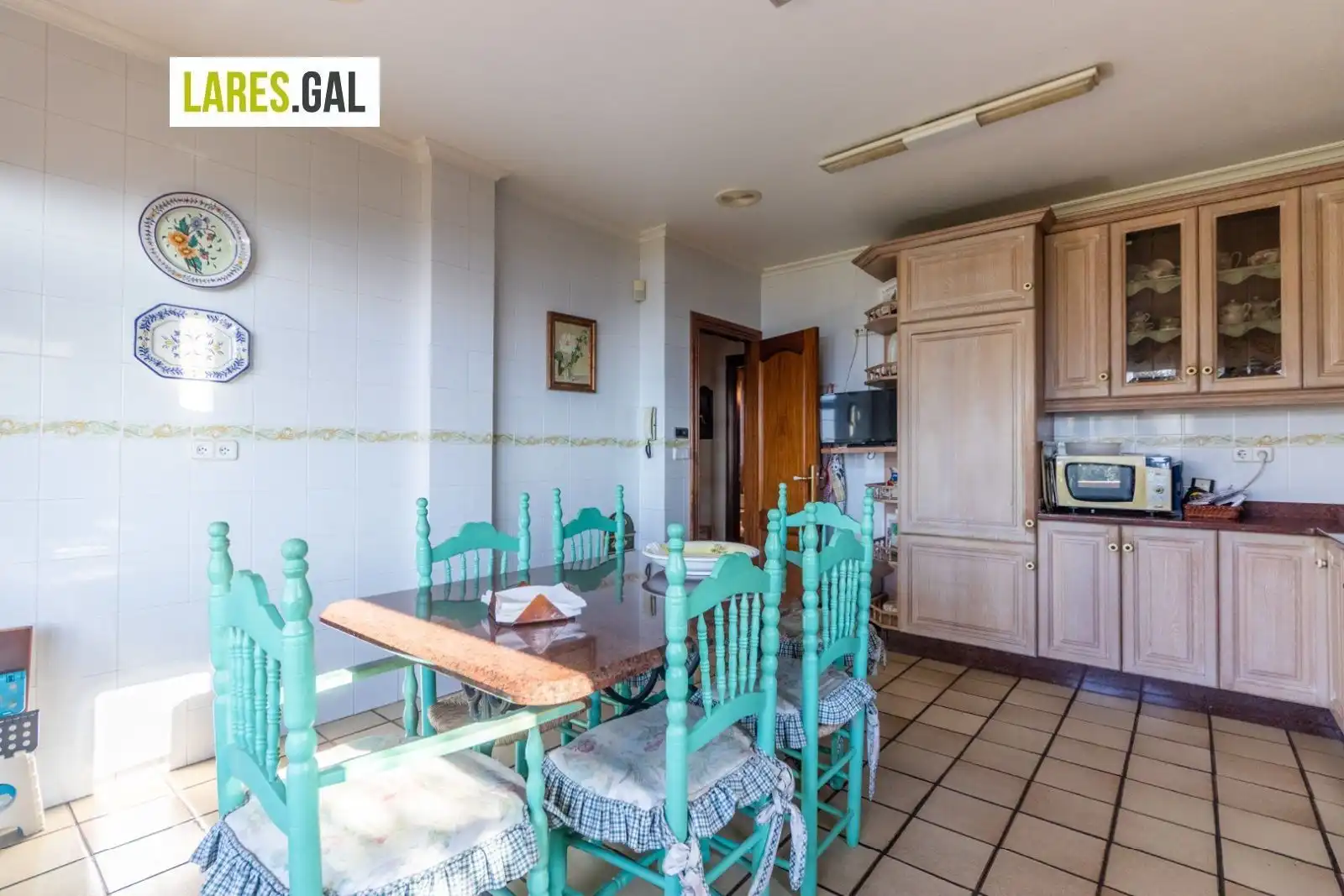 Cuina de Casa o xalet de lloguer en Moaña amb Calefacció, Terrassa i Moblat