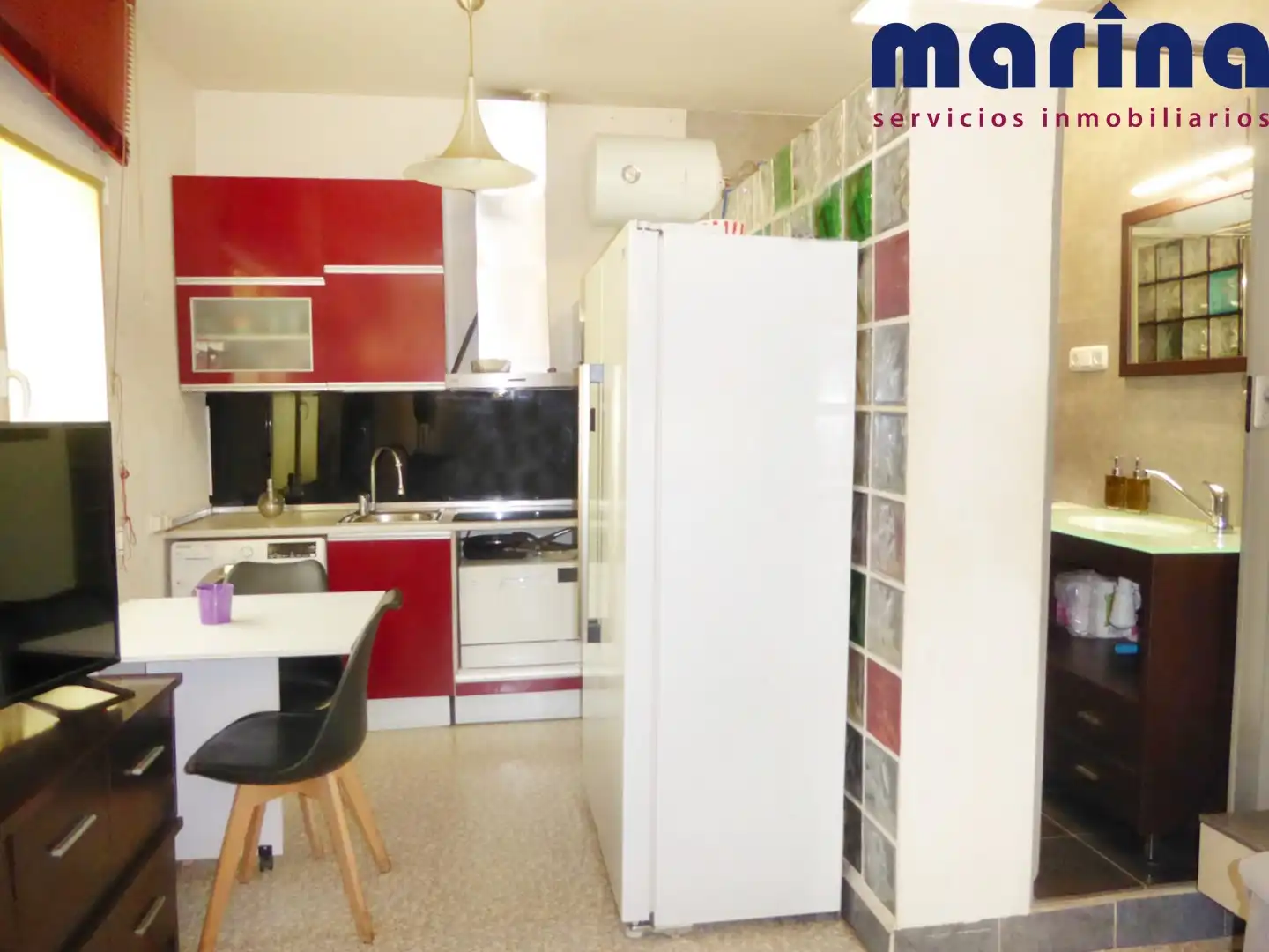Cocina de Loft en venta en  Pamplona / Iruña con Amueblado, Horno y Lavadora