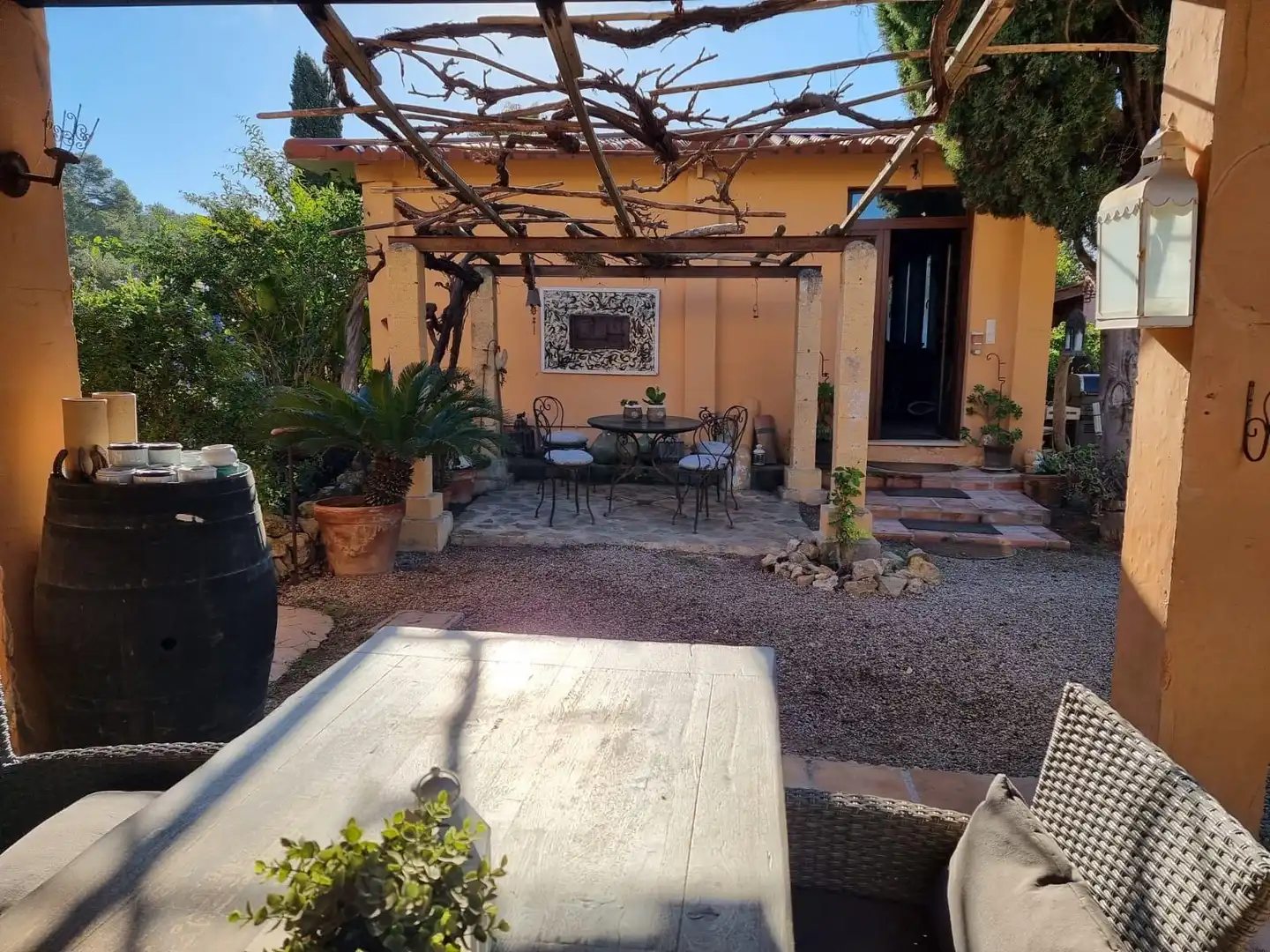 Terrasse von Country house zum Verkauf in  Palma de Mallorca mit Klimaanlage und Schwimmbad