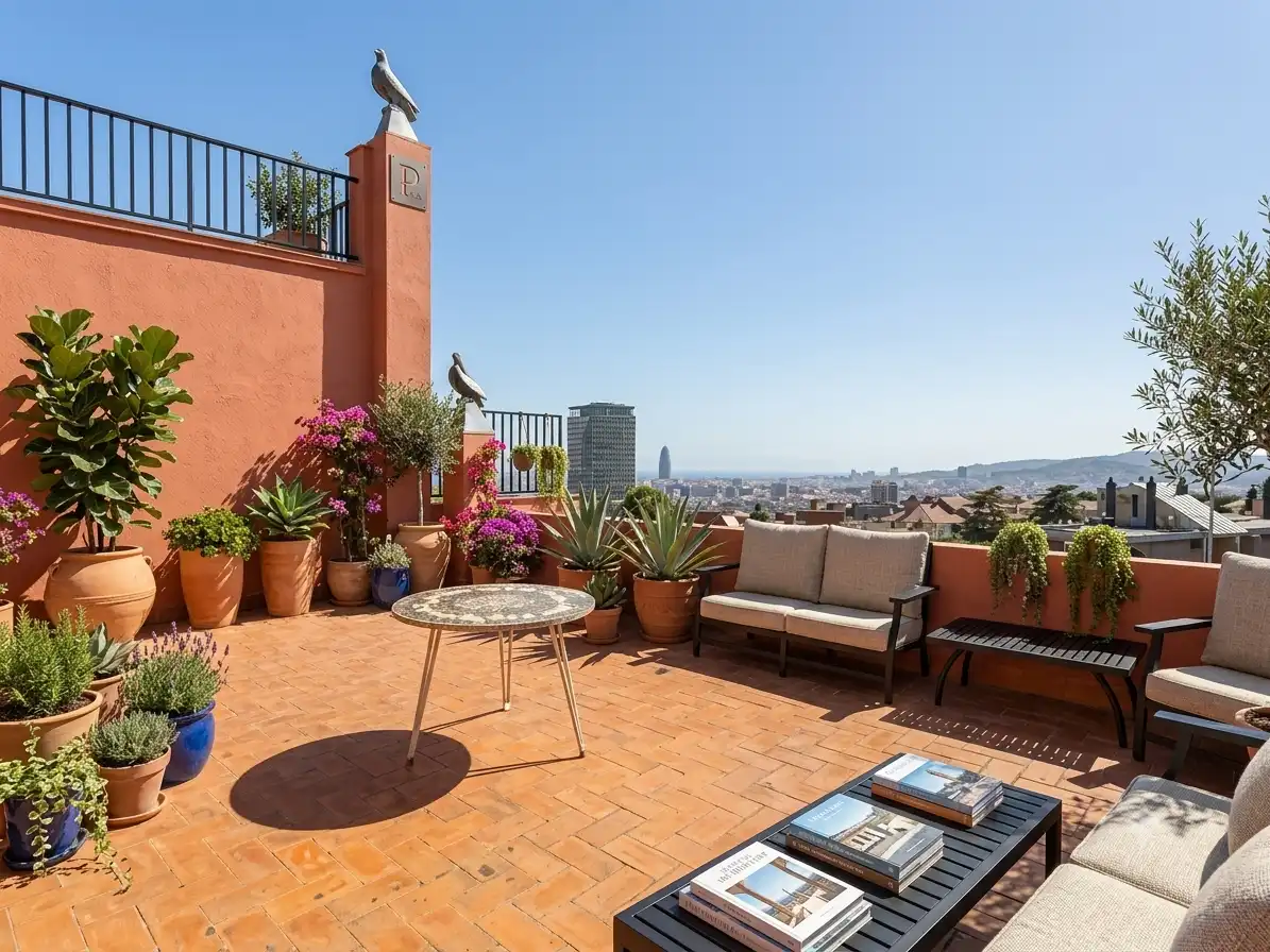 Terrassa de Casa adosada en venda en Esplugues de Llobregat amb Calefacció, Terrassa i Traster