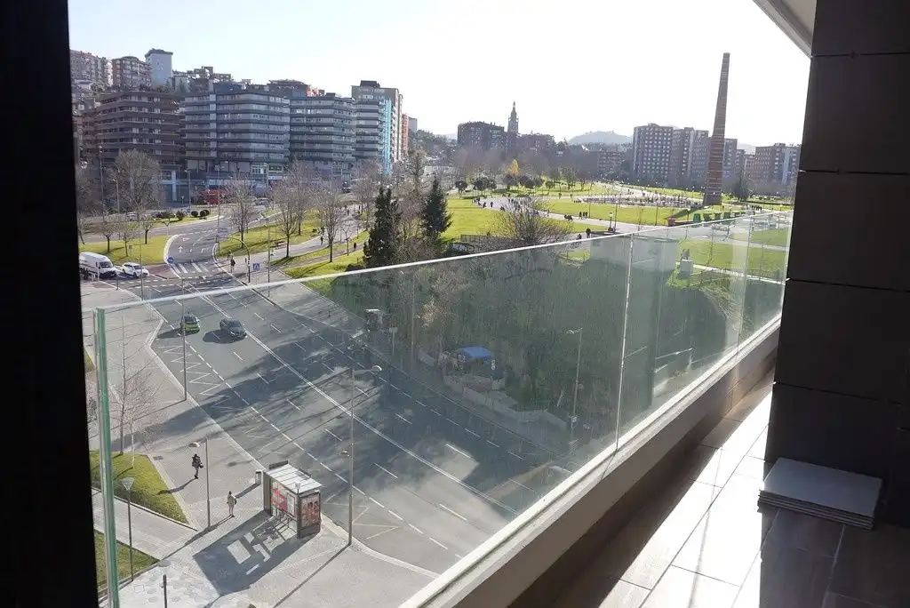 Terrace of Flat for rent in Bilbao   with Heating, Terrace and Swimming Pool