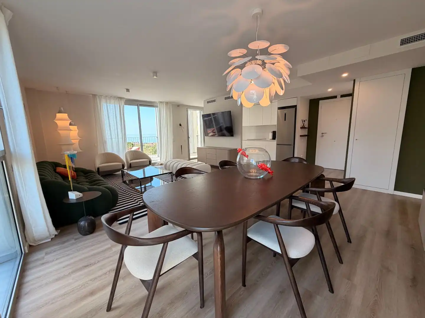 Comedor de Piso de alquiler en El Masnou con Aire acondicionado, Calefacción y Terraza