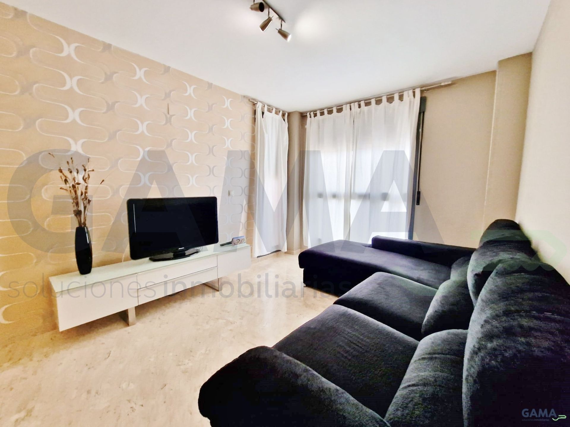 Living room of Flat for sale in Carcaixent  with Air Conditioner