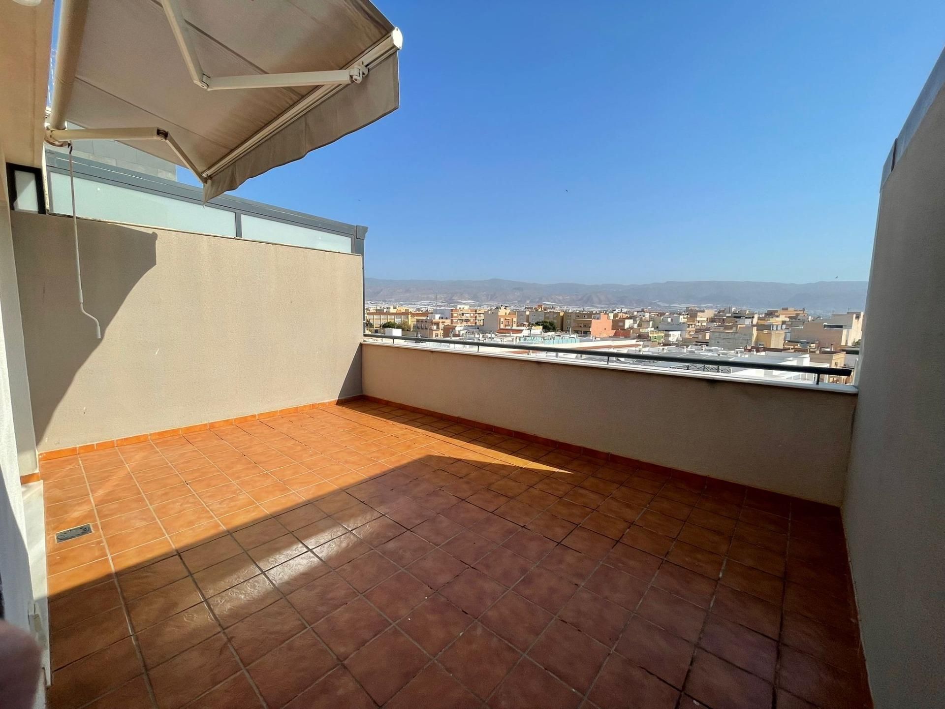 Terrace of Flat for sale in Roquetas de Mar  with Air Conditioner and Terrace