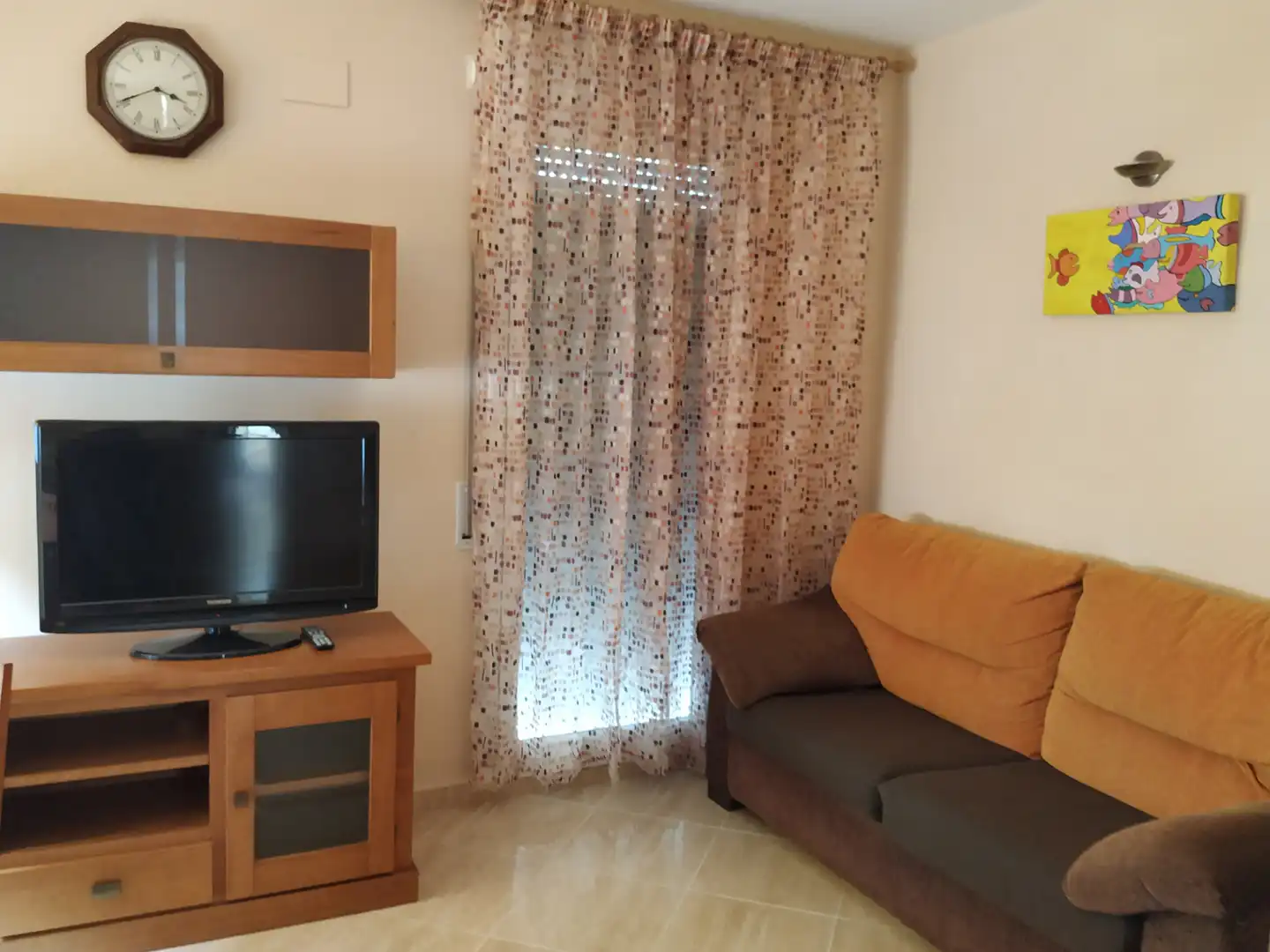 Sala de estar de Piso en venta en L'Ametlla de Mar  con Aire acondicionado, Calefacción y Amueblado