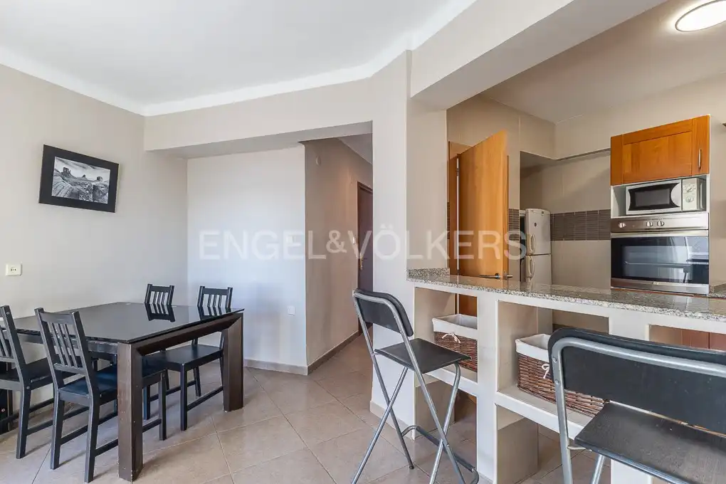 Dining room of Flat for sale in Sueca  with Heating, Terrace and Furnished