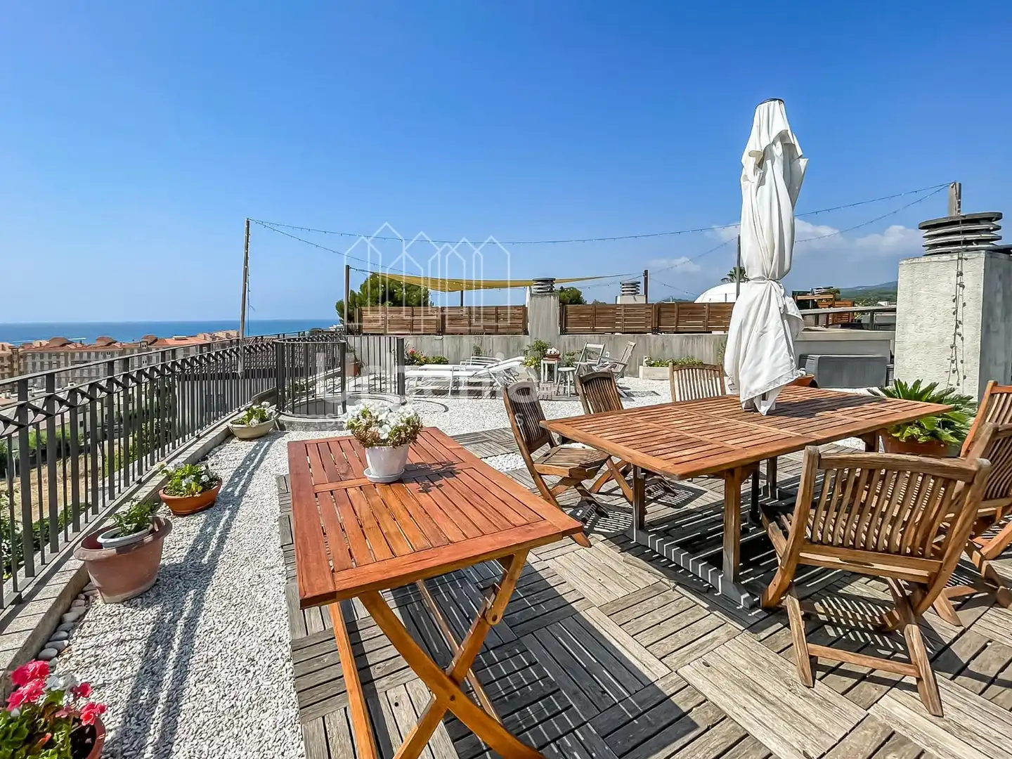 Terraza de Piso en venta en Sant Andreu de Llavaneres con Aire acondicionado, Calefacción y Jardín privado