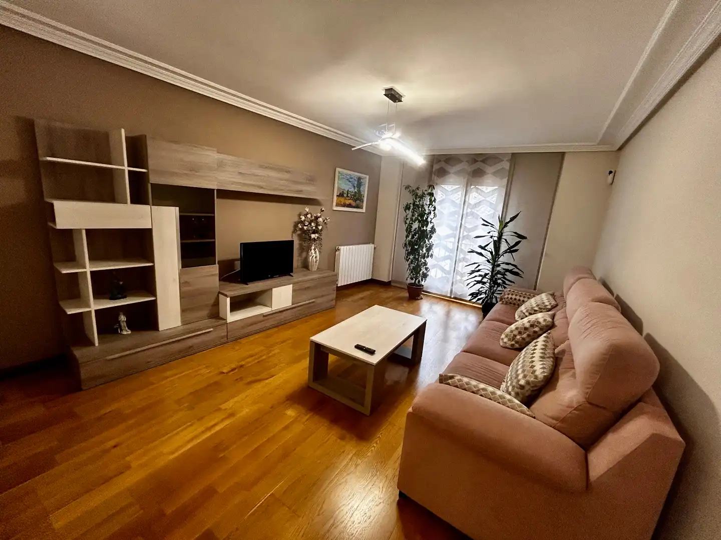 Sala d'estar de Pis en venda en Ávila amb Calefacció, Parquet i Moblat