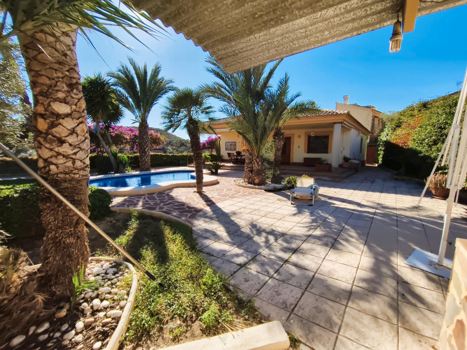 Exterior view of House or chalet to rent in Villajoyosa / La Vila Joiosa  with Air Conditioner, Heating and Private garden