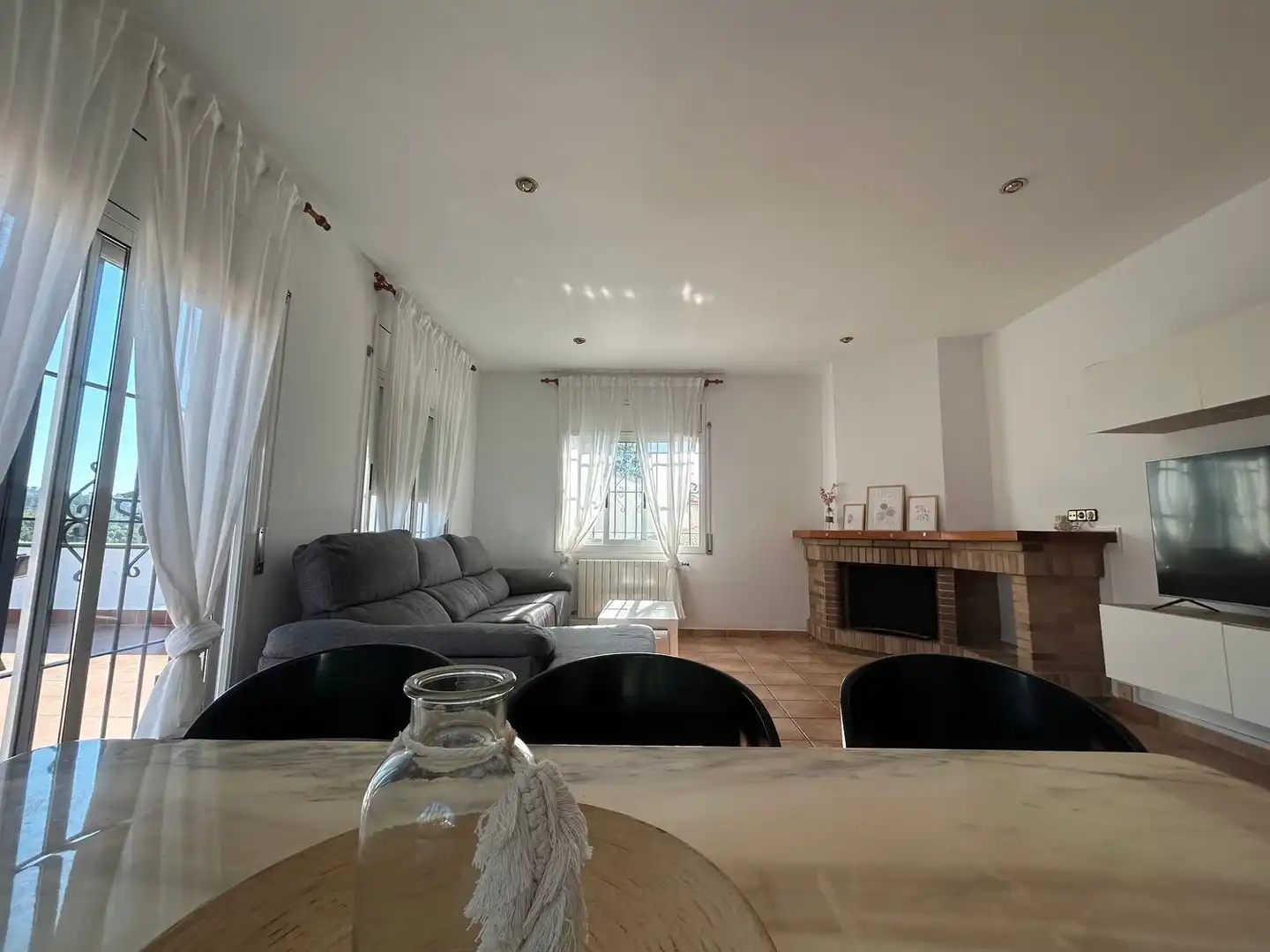 Sala d'estar de Casa o xalet en venda en Vidreres amb Aire condicionat, Calefacció i Jardí privat