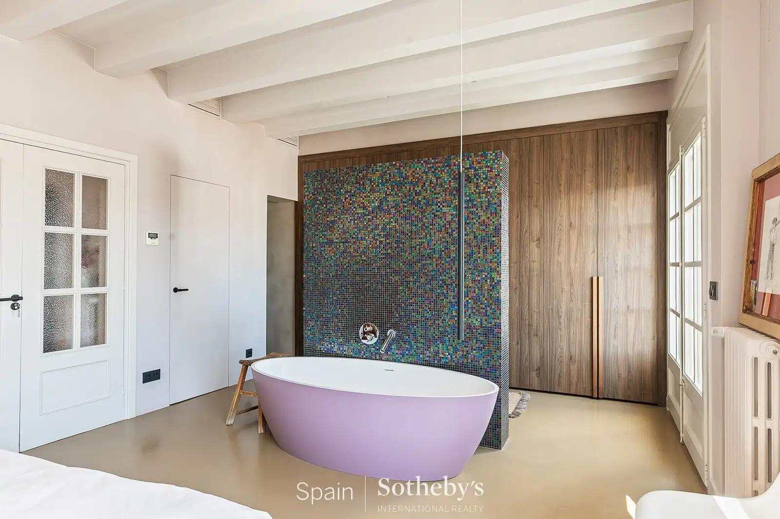 Baño de Casa adosada en venta en Sitges con Aire acondicionado, Calefacción y Jardín privado