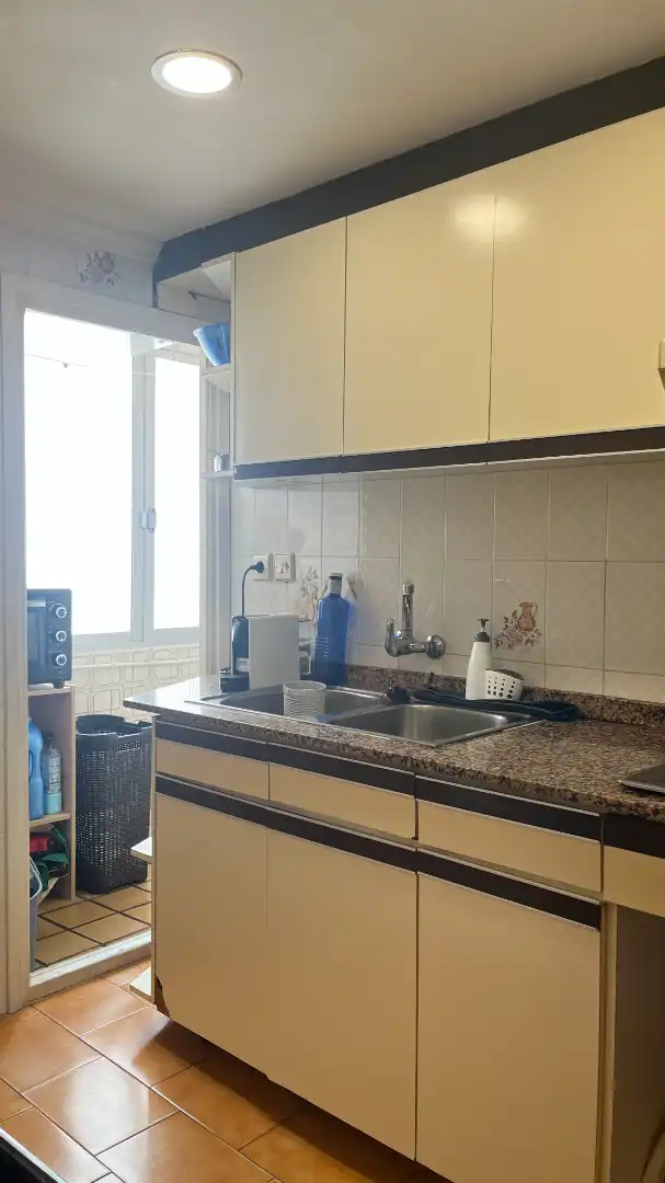 Kitchen of Flat for sale in Valencia  with Air Conditioner