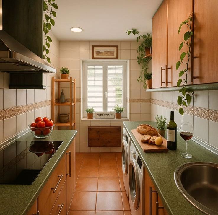 Kitchen of Flat for sale in Mejorada del Campo  with Air Conditioner, Heating and Private garden