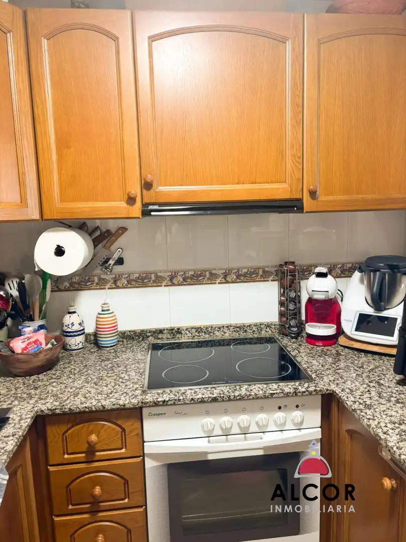 Kitchen of Flat for sale in Benicarló  with Air Conditioner, Parquet flooring and Terrace