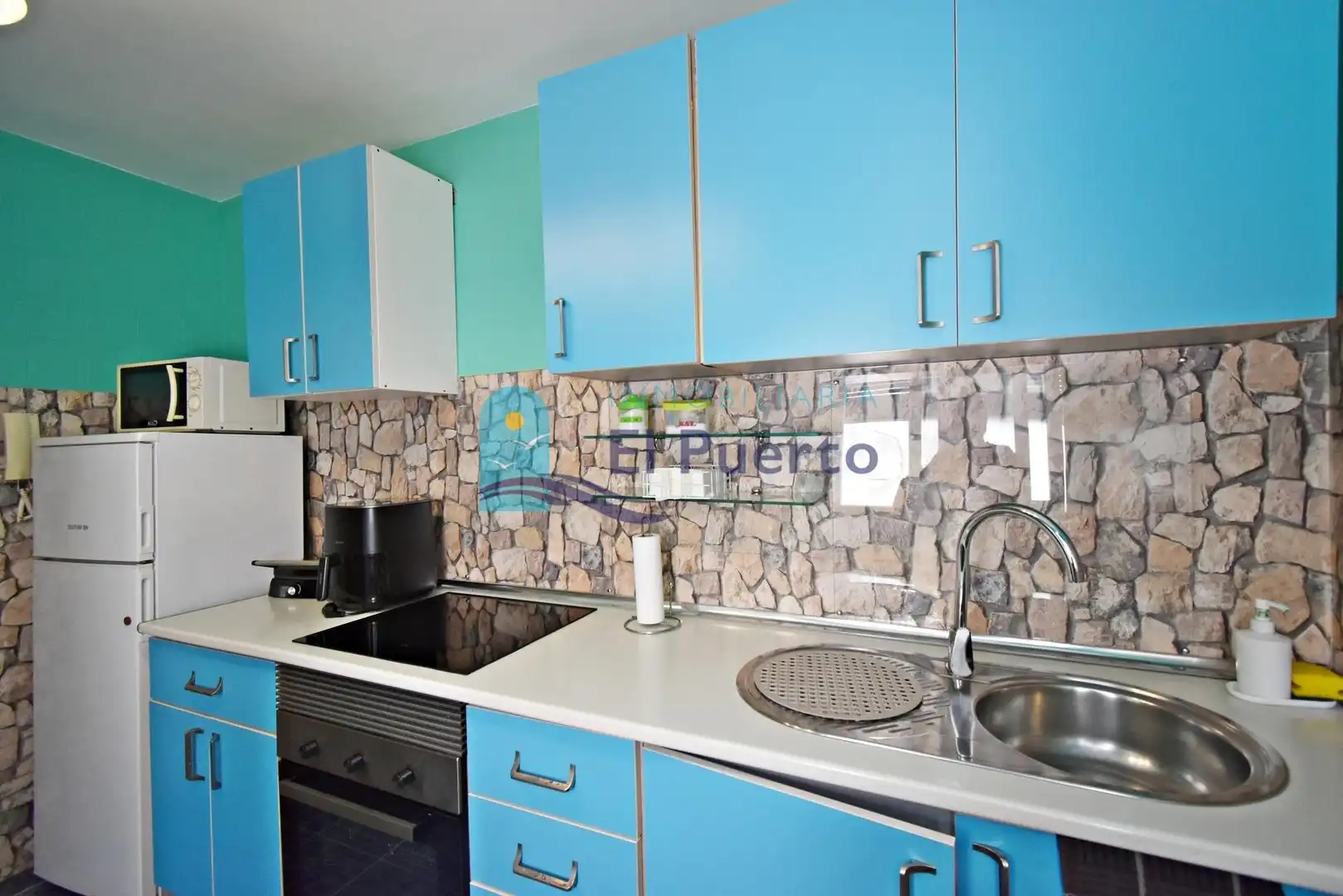 Cuina de Apartament en venda en Mazarrón amb Aire condicionat, Calefacció i Terrassa