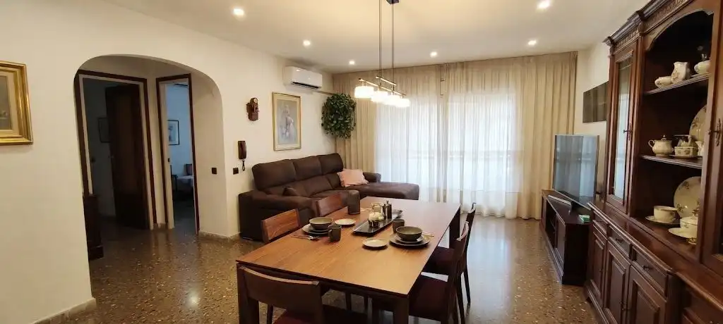 Wohnzimmer von Wohnung zum Verkauf in Barberà del Vallès mit Klimaanlage und Terrasse