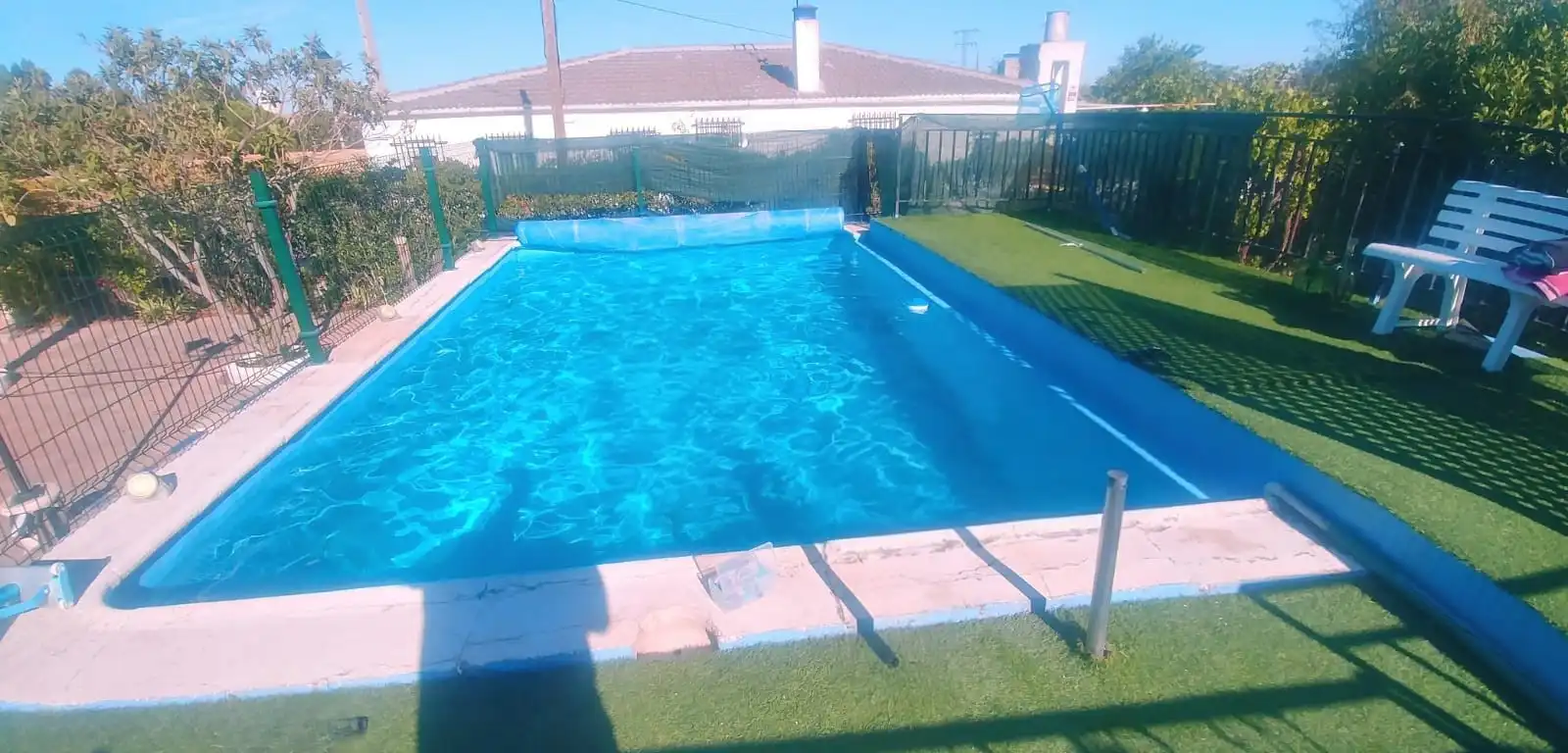 Schwimmbecken von Haus oder Chalet zum Verkauf in El Viso de San Juan mit Privatgarten und Schwimmbad