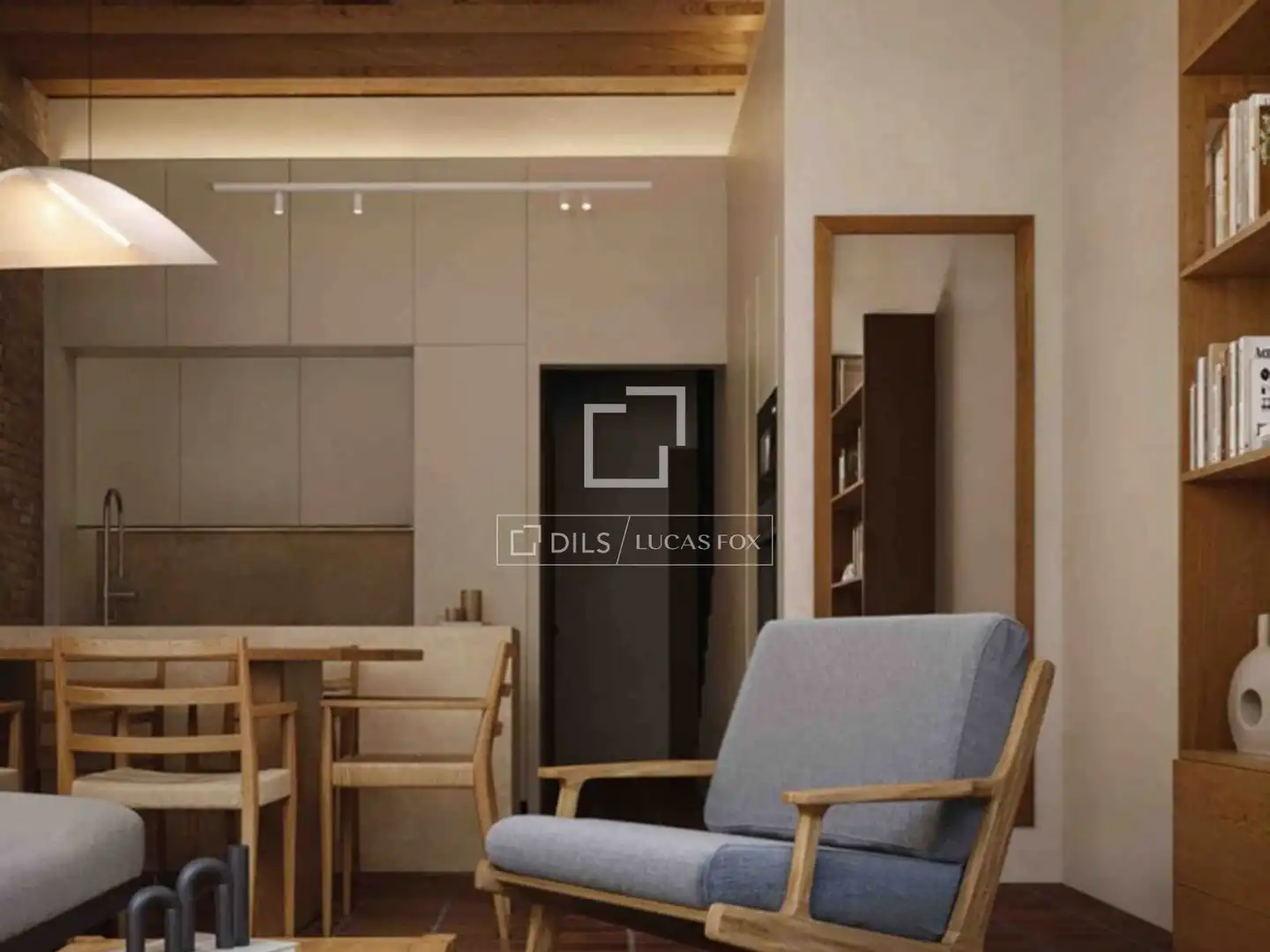 Sala d'estar de Casa o xalet en venda en Sant Cugat del Vallès amb Moblat