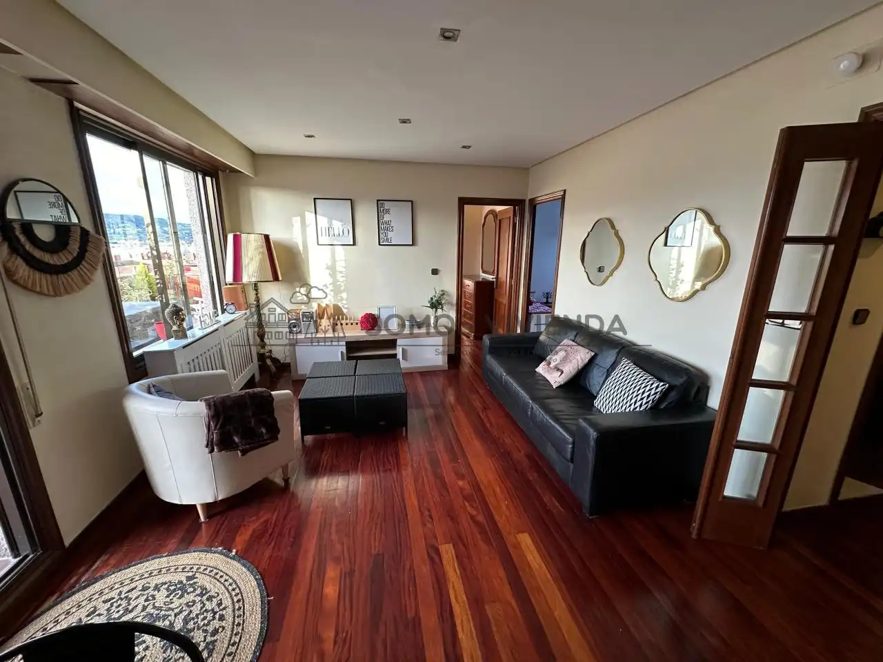 Wohnzimmer von Dachboden zur Miete in Ourense Capital  mit Heizung, Terrasse und Möbliert