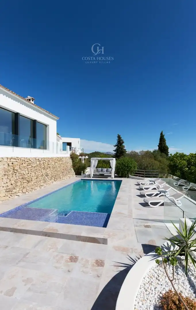 Piscina de Casa o chalet en venta en Benissa con Aire acondicionado, Calefacción y Jardín privado