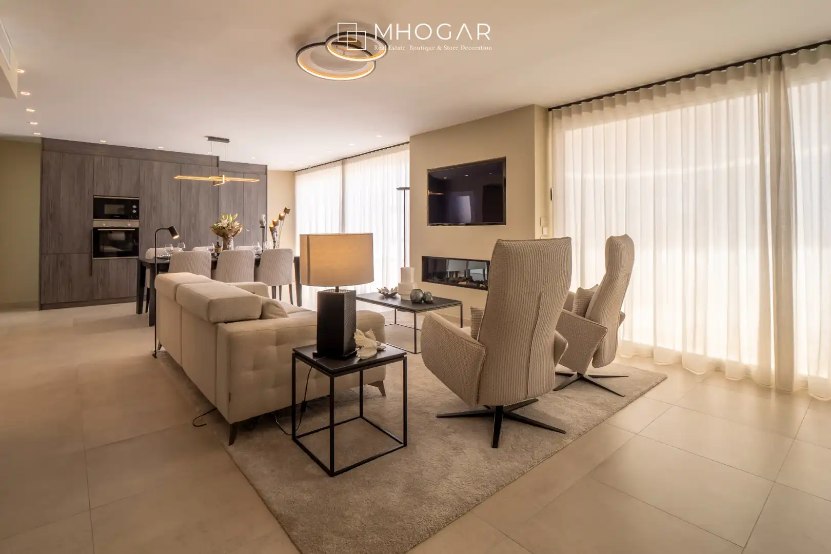 Sala de estar de Ático en venta en Calpe / Calp con Aire acondicionado, Calefacción y Terraza