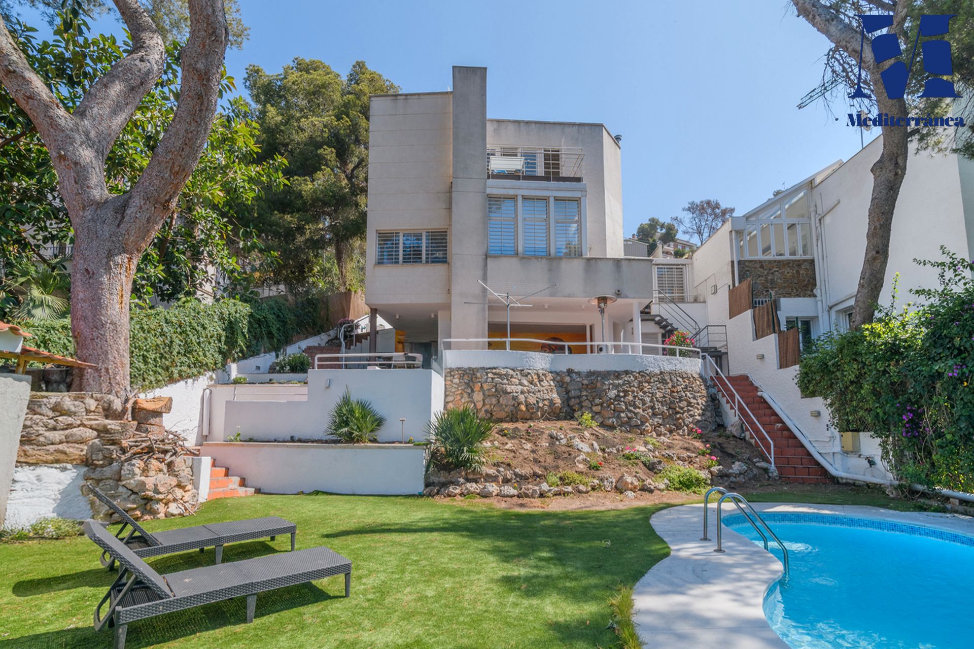 Jardí de Casa o xalet en venda en Castelldefels amb Aire condicionat, Calefacció i Jardí privat