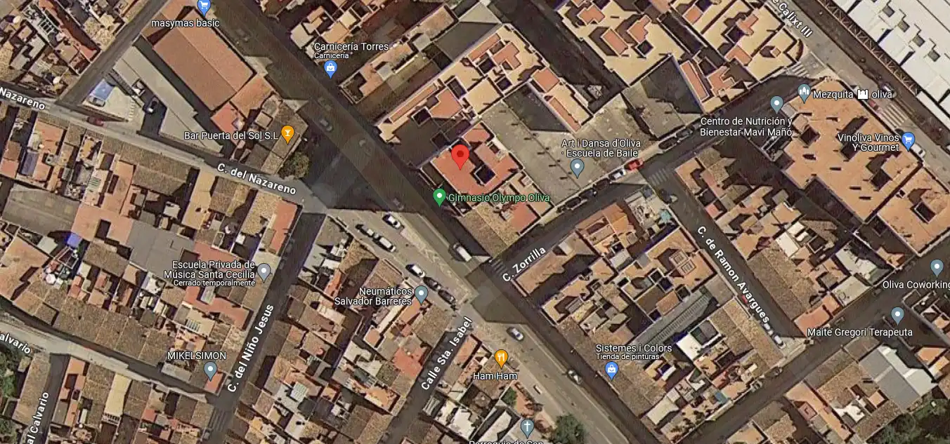 Vista exterior de Piso en venta en Oliva