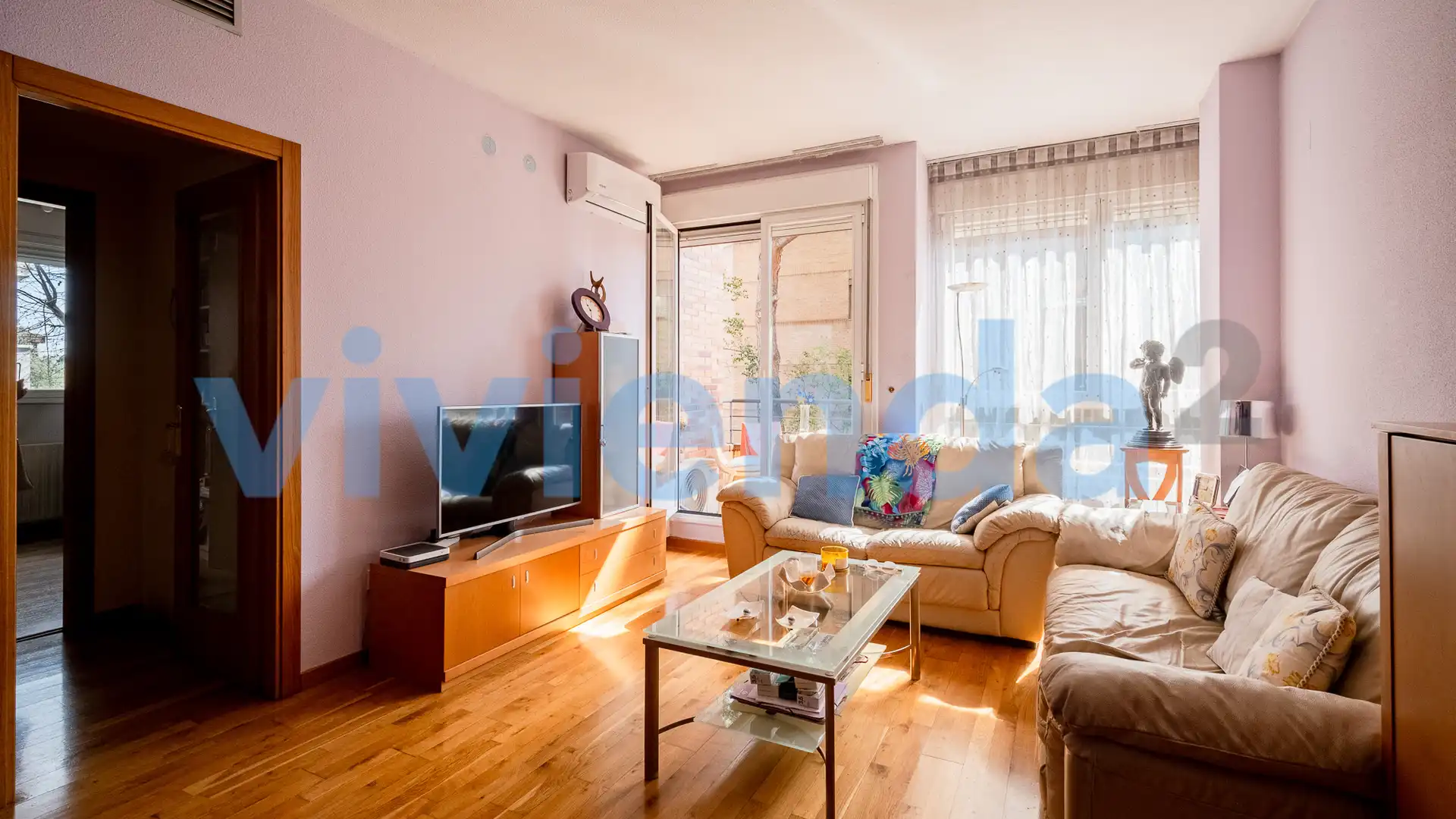 Sala de estar de Piso en venta en  Madrid Capital con Aire acondicionado, Calefacción y Terraza