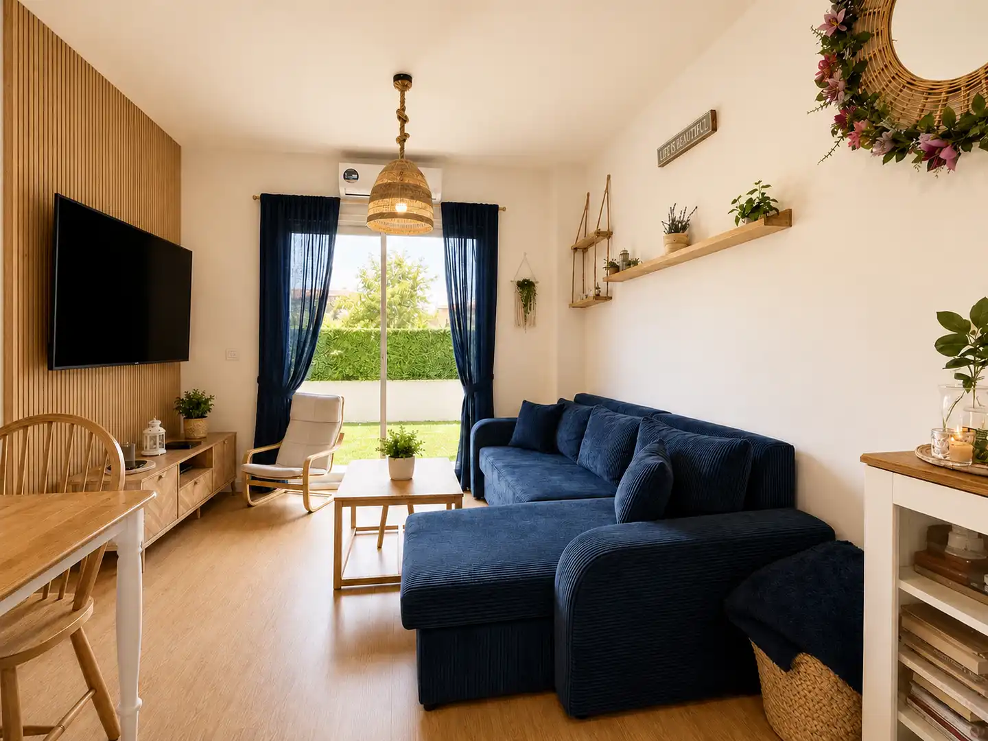 Sala de estar de Casa adosada en venta en Villaviciosa de Odón con Aire acondicionado, Calefacción y Jardín privado
