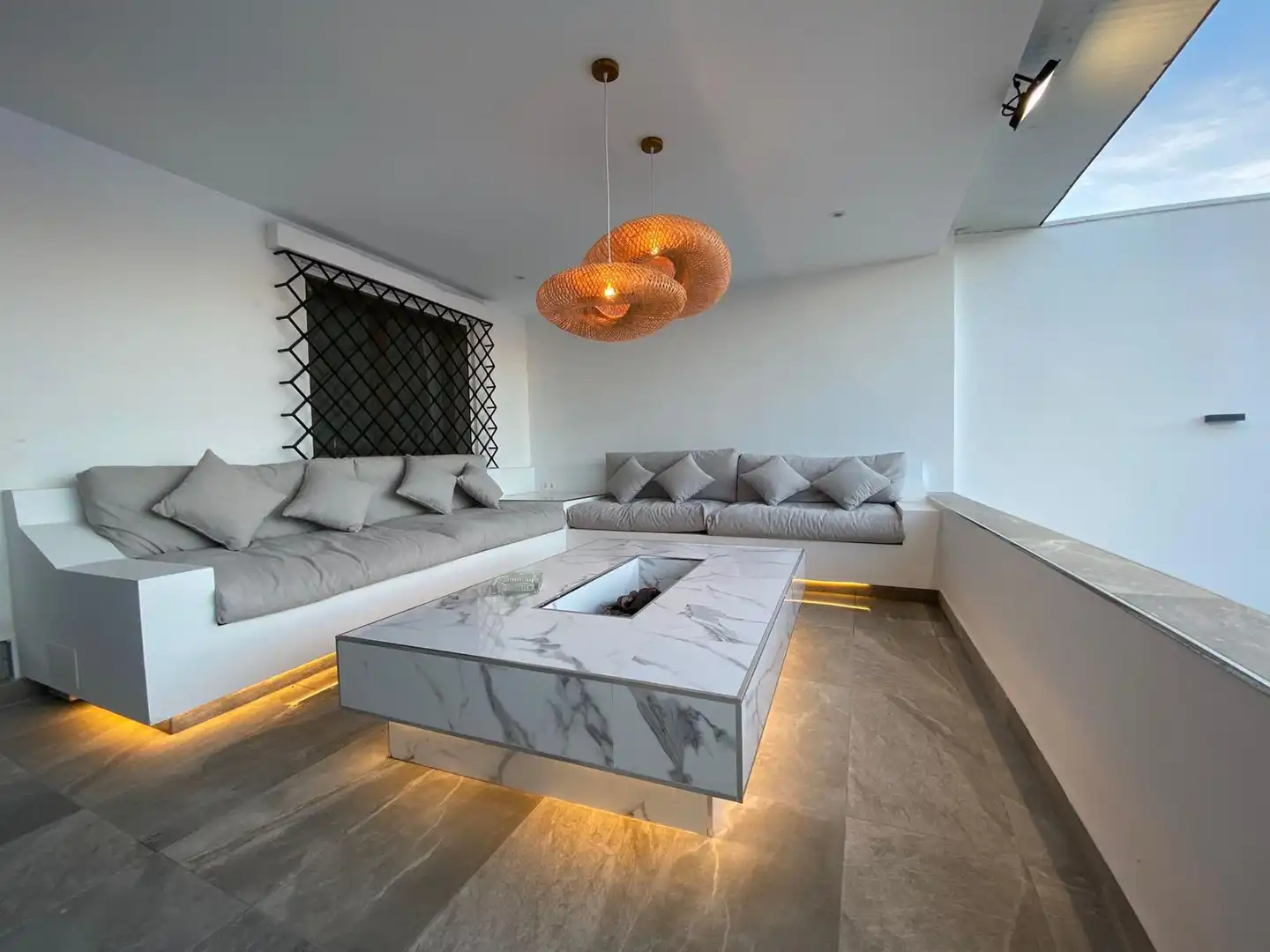 Living room of Houses for sale in Alhaurín de la Torre  with Air Conditioner, Heating and Terrace