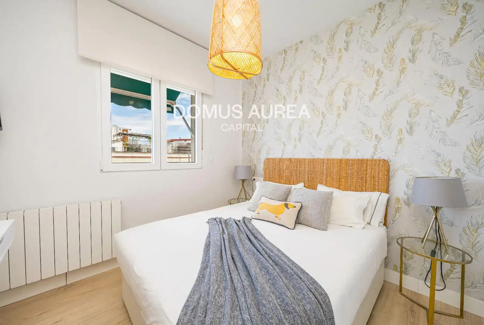 Bedroom of Attic for rent in Madrid  with Air Conditioner, Heating and Parquet flooring