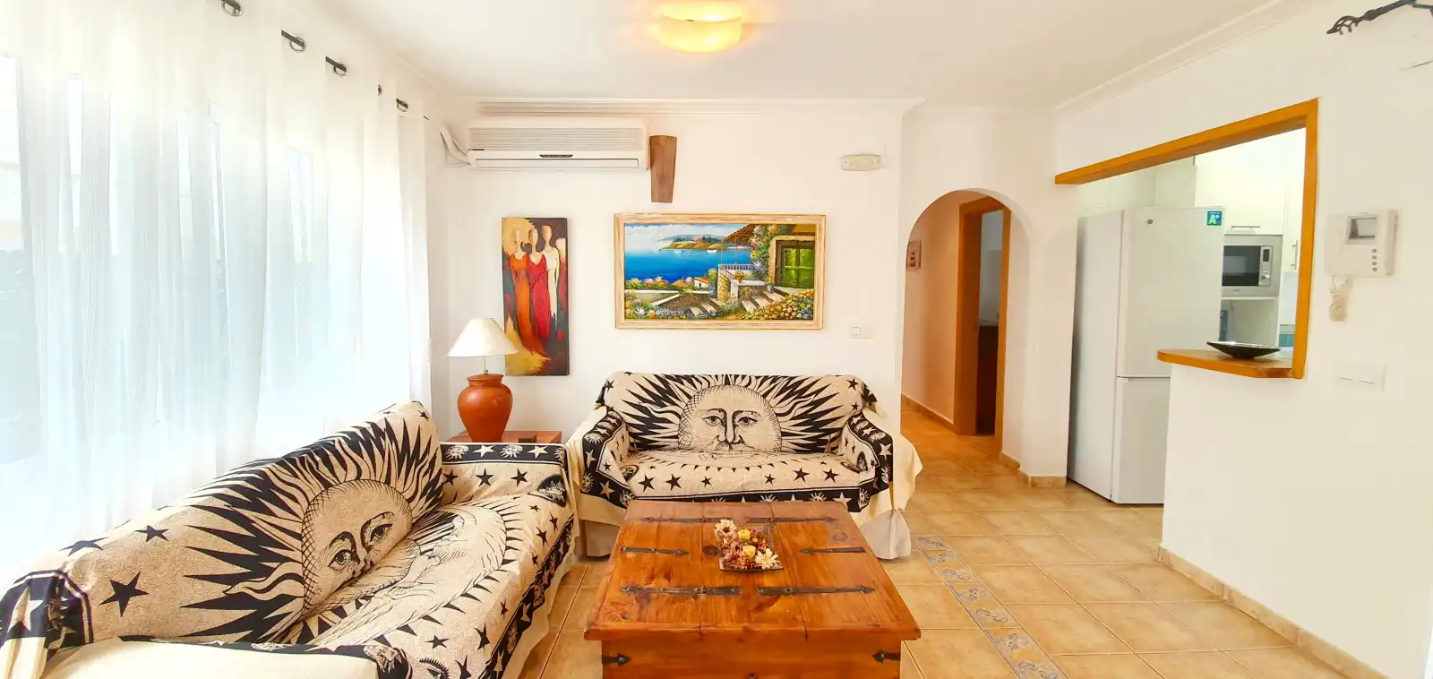Living room of Houses for rent in Dénia  with Air Conditioner, Heating and Private garden