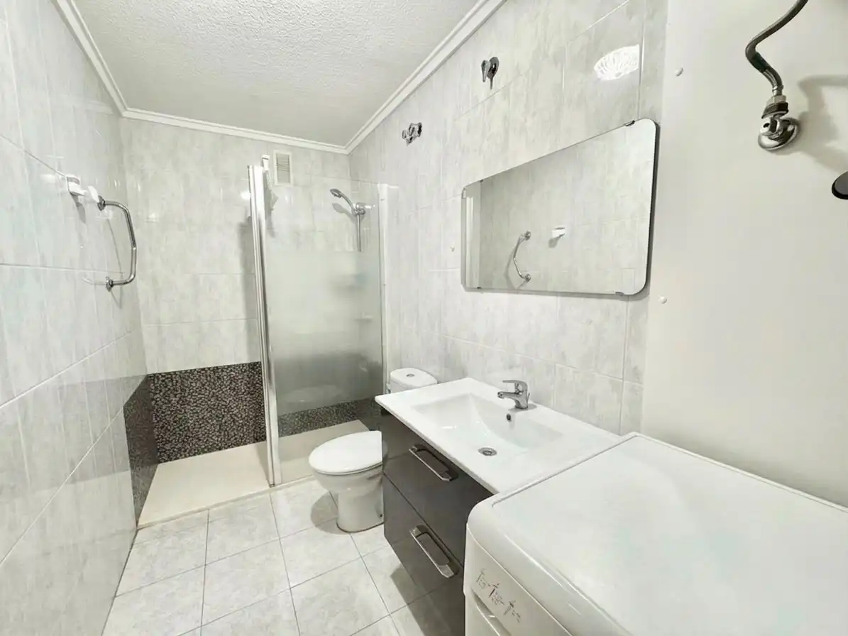 Bathroom of Apartments for rent in Torrevieja  with Terrace, Swimming Pool and Furnished