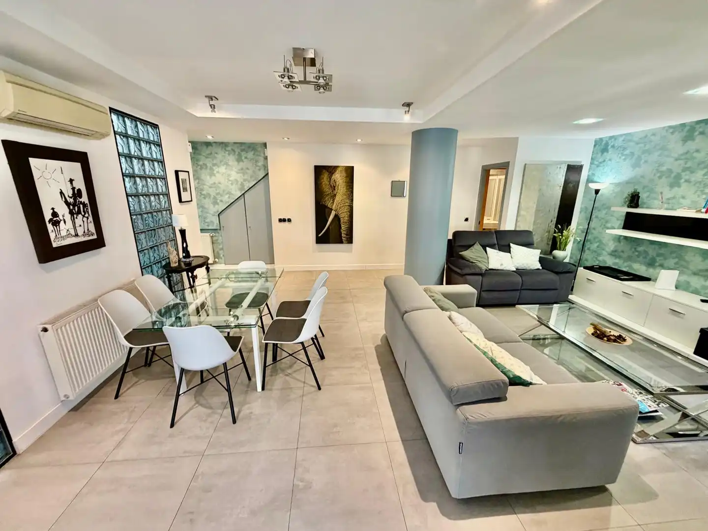 Sala de estar de Ático en venta en Rivas-Vaciamadrid con Aire acondicionado, Calefacción y Terraza