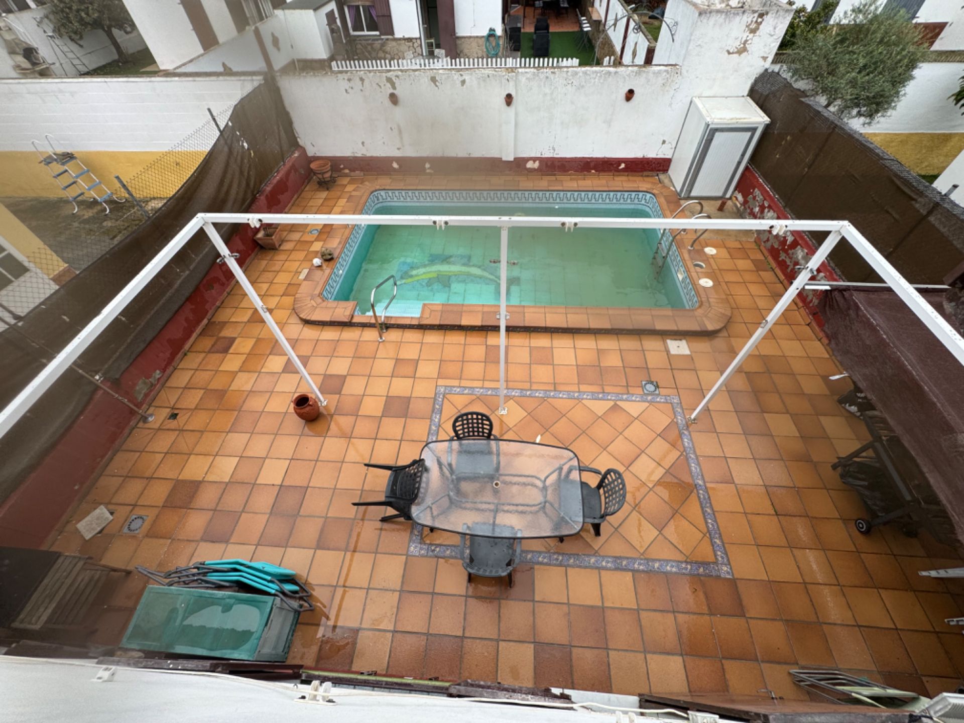 Swimming pool of Single-family semi-detached for sale in Sanlúcar de Barrameda  with Air Conditioner, Heating and Private garden