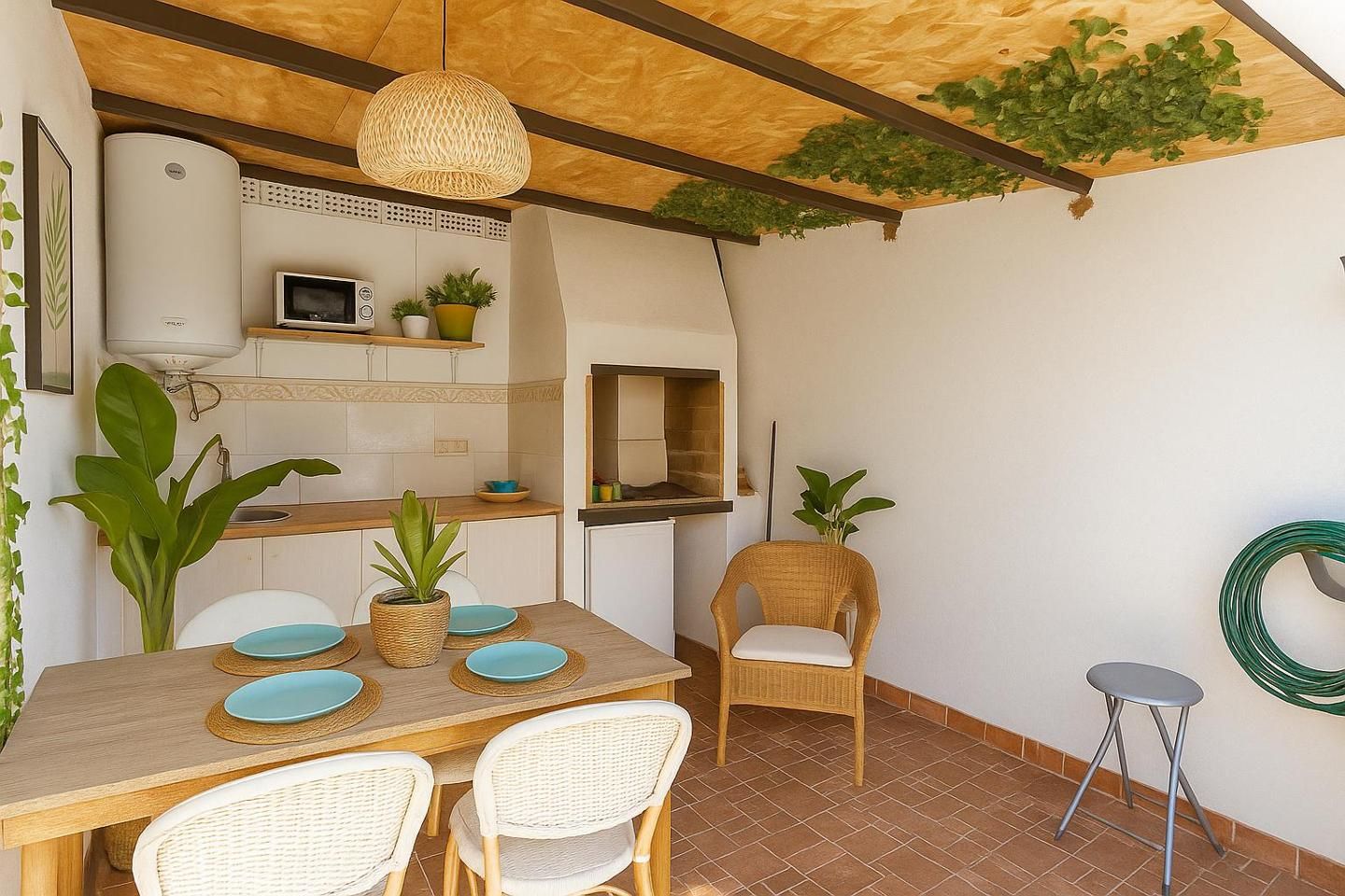 Cocina de Casa o chalet en venta en Alzira con Aire acondicionado, Calefacción y Terraza