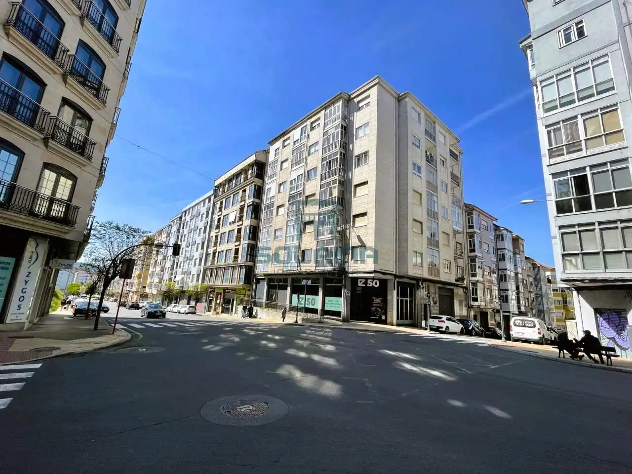 Vista exterior de Piso de alquiler en Ourense Capital  con Calefacción, Amueblado y Balcón