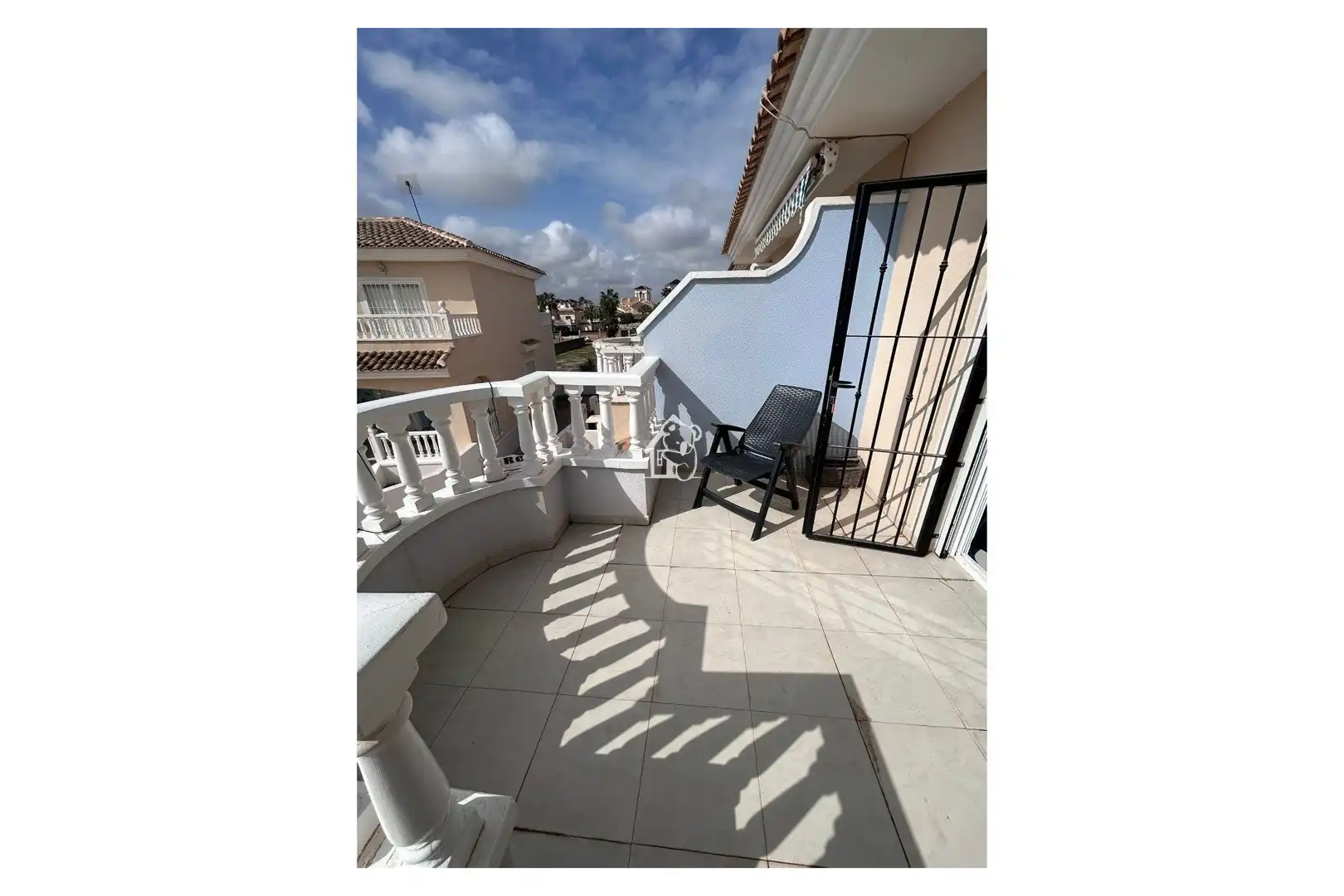 Terraza de Apartamento de alquiler en Rojales con Aire acondicionado, Terraza y Piscina